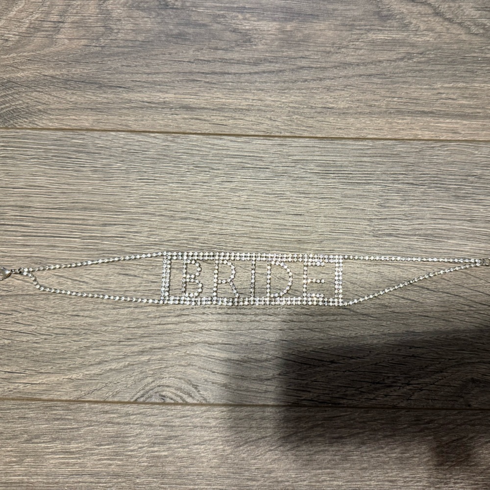 Silver Bride Choker Necklace